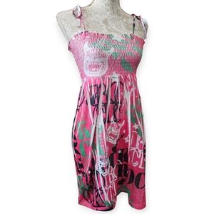 Ingear Glam Rocker Chic Guitar Print Sundress/Beach Cover-up Size M